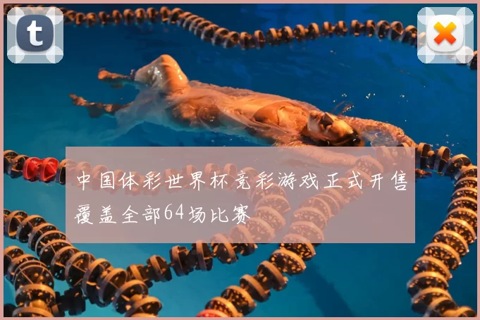 中国体彩世界杯竞彩游戏正式开售覆盖全部64场比赛