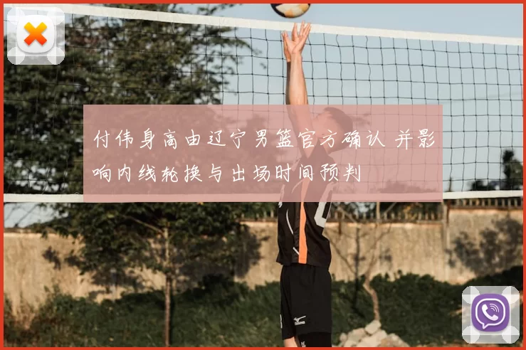 付伟身高由辽宁男篮官方确认 并影响内线轮换与出场时间预判